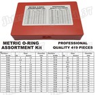 419pcs Universal O Ring Assortment Set Gasket Nitrile Rubber Nbr O-ring Seal Kit