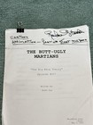Robert Stack Personally Owned Butt Ugly Martians    big Bang Theory    Signed Script