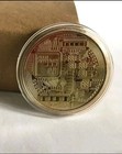 Coin Bitcoin Bit Btc Alloy Souvenir Gold Plate With Prestigious Case Copper Fine