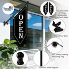 Open Flag With Pole Kit  Double-sided Heavy Duty Hanging Banner Sign With Metal