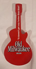 Rare Old Milwaukee Iconic Guitar Bar Draft Beer Tap Handle 8   Man Cave Brewery