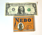 1909 Lorillard Nebo Tobacco Cigarette Box   Slide - Empty  - Very Nice Condition