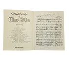 Great Songs Of The  20s Vintage Sheet Music Songbook 1976 Voice Piano Guitar