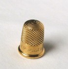Antique Solid 18k Gold Thimble Inscribed Dated 1907 Heavy 8 1gr Size 8