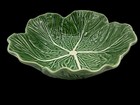 Bordallo Pinheiro Vintage Green Cabbage Leaf 9    Round Vegetable Serving Bowl