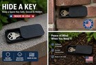 Made In Usa Hide-a-key Magnetic Holder Box  Set Of 2 Weatherproof Under-vehicle