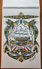 Rare Dave Gibson Traditional Vintage Lucky s 29 Sheets Tattoo Flash Book 11x17 2