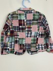Crewcuts J crew Madras Plaid Blazer Jacket Size Small 3toddler