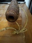 Maori Koauau Carved Wood Flute W Stand New Zealand Nz Tribal Art Vintage 6   
