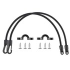 4 Set Marine Boat Fishing Rod Bungee Straps Deck Mount Tie Down Pole Hardware