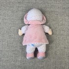 Kids Preferred First Baby Doll Lovey Pink Plush Toy Flowers Blue Eye Blonde 2010