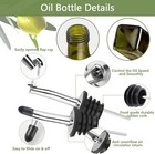 Olive Oil Dispenser Bottle 2 Pcs Glass Olive Oil Dispenser And Vinegar