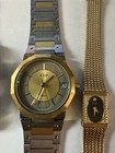 Lot Of 4 Watches 2 Mens 2 Womens Citizen  Fossil Cvs R16