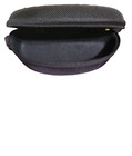 Sunglass Case Hard Glasses Eyeglasses Shell Large Travel Zipper Clam With Clip