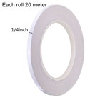 1 4 Inch Quilting Sewing Tape Wash Away Tape  Each 22 Yard  3 3 Rolls  White