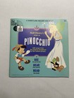 Vintage Disney Children   s Story Books With 33 1 3 Rpm Records Lot Of 4 Pinocchio