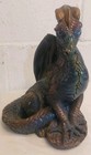 Windstone Editions Pena Dragon 1986 Male Peacock 9  Sculpture Excellent