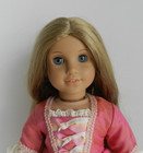 American Girl Doll Elizabeth Cole Pleasant Company 2008 W meet Pink Dress 18 