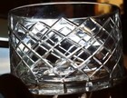 Vtg Vanity Jar Beveled Cut Glass Silver Plated Lid With Engraved Pattern Trinket
