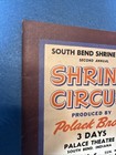 Vintage - Shrine Circus - South Bend 1958 - Second Annual - Rare  - Make Offer
