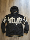 Thirtytwo Snowboard Black Hooded Graphic Zip-up Winter Ski Coat Men s Size M
