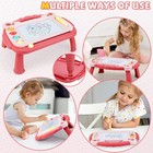 Magnetic Drawing Board Toy For Kids  Doodle Pad Drawing Table  red 