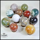 2 44 Kilo Natural Multi Gemstone Healing Crystal Mineral Sphere Gems With Stand