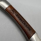 John Deere Wood Grain Handle Inlay Folding Pocket Knife