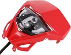 For Honda Crf250f Crf150l Crf250l Crf300l Crf450l Led Headlight W red Mask