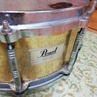 Pearl Brass Shell 14 Inch Snare Drum Used Vintage Drum Accessories