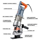 1300w Electric Hydraulic Hole Puncher With 5 Metal Dies - Heavy Duty Tool