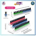 3 Tier Clear Acrylic Nail Polish Organizer Rack Holds 36 Bottles Display Stand