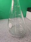 Kimax 2000ml Graduated Erlenmeyer Filter Flask 12 7mm Sidearm 27060-2000 