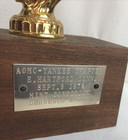 Vintage 1978 Racing Boat Trophy Outboard Motor Club With Base   Plaque 9 9 1978