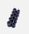 5x Black Cragar 11 13mm Wheels W  Rubber Tires For 1 64 H0t Wheelz Toy Cars