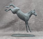 Artist Resin Horse Unpainted Cross Country Ottb Curio Scale