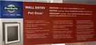 Petsafe Ppa11-10916 Medium Aluminum Wall Entry Dog Pet Door  1-40lbs New