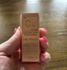 1 Pound  Copper Bar Trapezoid Ingot Element Design -  454 Kilo Bar 