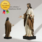 12inch Jesus Statue Hand Painted Jesus With Open Arms Religious Home Decor Resin