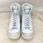 Nike Blazer Mid  77 Shoes Women Size 9 5 Sneakers Blue White Leather Lace Up