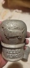  Vtg Pair Allen Fence Cast Aluminum Dachshund Dog Post Caps - Rust Proof Finial
