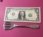 Antique 800 German Silver Handled Child   s Food Pusher Spoon Fork  31 6 Grams