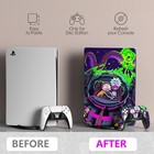Vinyl Sticker For Ps5 Disc Edition Skin Playstation 5 Anime Console controller