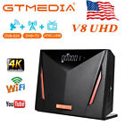 V8 Uhd 4k Uhd Satellite Receiver Fta Sat Dvb-s2 s2x atsc-c Combo Tuner H 265 Pvr