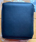 New W  Defects Creative Mark 72 Count Genuine Leather Pencil Case Black