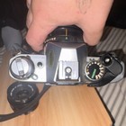 Canon Ae-1 Silver 35mm Slr Film Camera W  Fd 28-70mm   Fd 50mm F 1 8