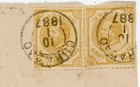Netherlands Antilles Sc 8 pair -curacao-10 1 1887-to Usa-new York Po Paid All-ja