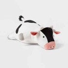 Cow Weighted Plush Kids  Throw Pillow Black white -pillowfort   not Microwave Safe