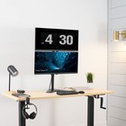 Vivo Dual Monitor Desk Stand Free-standing Lcd Mount  Holds In Vertical Position