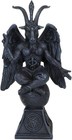 Sabbatic Goat Idol Baphomet Resin Statue Occultic Illuminati The Horned God G   